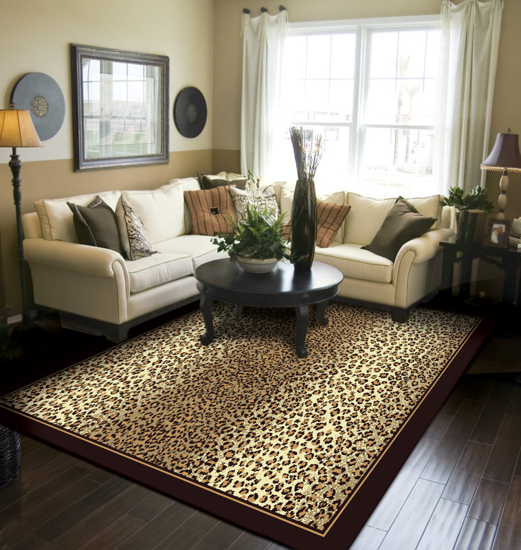 Bloomsbury Market Marlette Cheetah Animal Print Leopard Brown/Beige